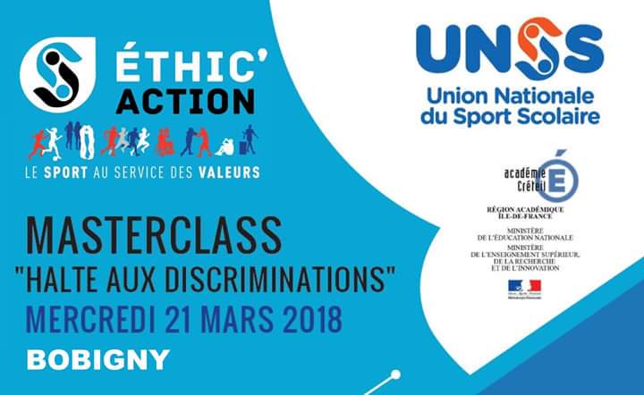 Remerciements à tous les acteurs du masterclass Halte aux discriminations ! ce jour à Bobigny@UNSS93 <a href="/JP_Damie_Unss93/">Jean-Philippe Damie</a> <a href="/EAndreassian/">edouard andreassian</a> <a href="/APELS_/">Agence pour l’Éducation par le Sport - APELS</a>