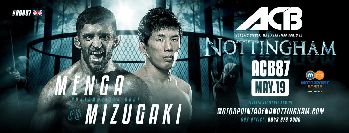 MMADNANL's tweet photo. Pietro Menga vs. Takeya Mizugaki toegevoegd aan ACB 87 in Nottingham https://t.co/R93d80Sv0b https://t.co/jlplJsaNUg