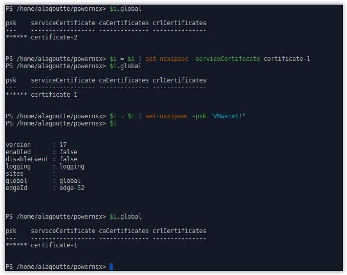 alagoutte's tweet photo. Work ! #ipsec #powershell #powernsx #LiveTweet ;-) https://t.co/Q7MBiLh0eX