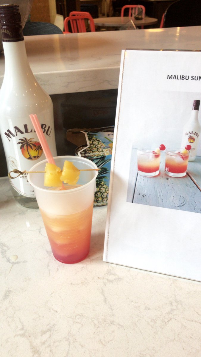 Getting tropical in spite of the spring snow at Assemble Minneapolis! #malibusunrise #coworking