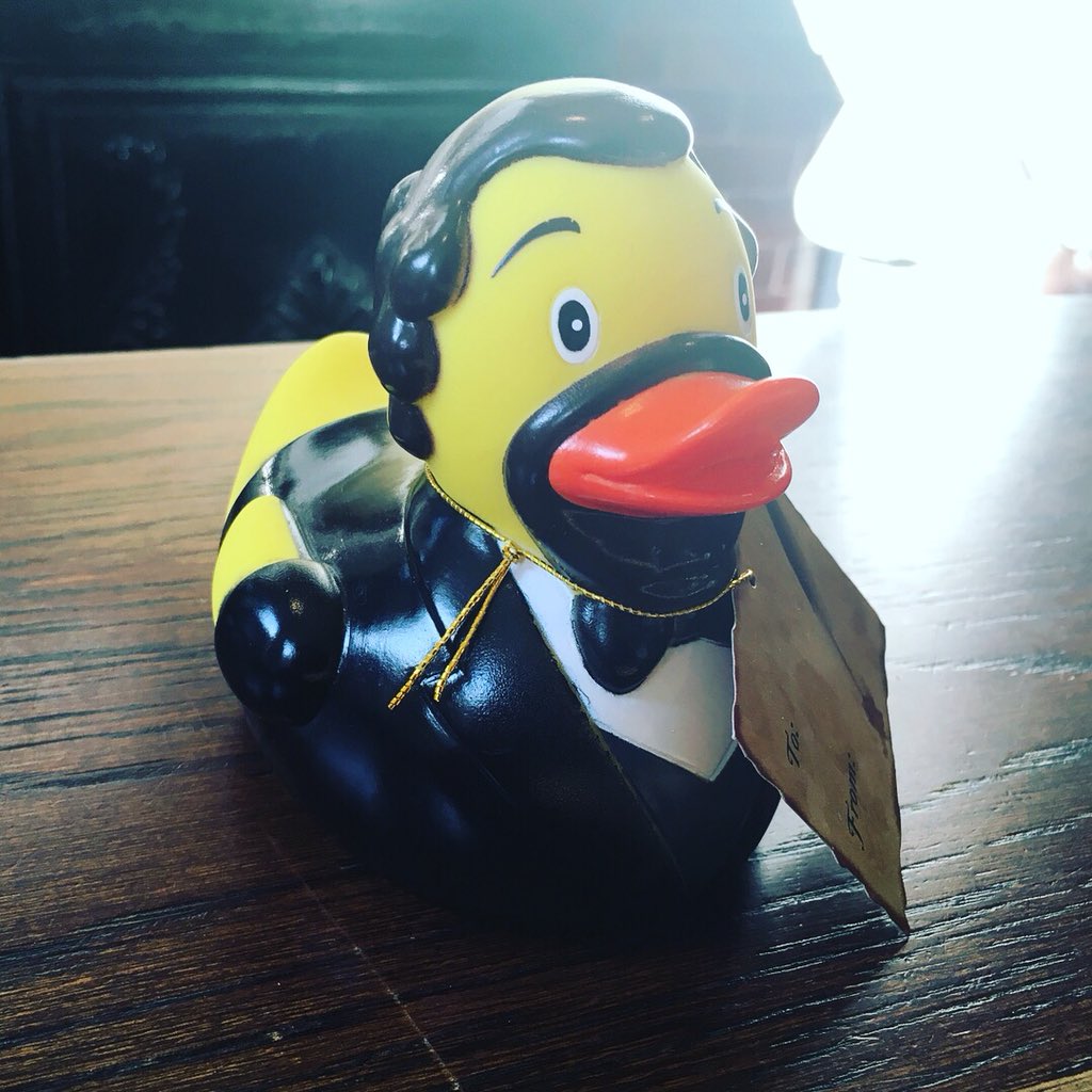 This is #Dickens Duck. Now on sale at <a href="/DickensMuseum/">Dickens Museum</a>. #London #shopping #gift