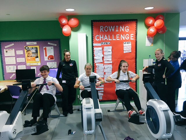 OAJohnWilliams's tweet photo. Day 3 @sportreliefsch included Yr 8&amp;9 sports competitions, penalty shoot outs &amp;the Principal vs Yr 11 rowing challenge

@BoomerVictoria not only leads a great Academy....she can row too! 

A big finish planned
Thursday- Staff vs GCSE students Netball match
Friday-1 mile fun run https://t.co/nlH0L2i4PD