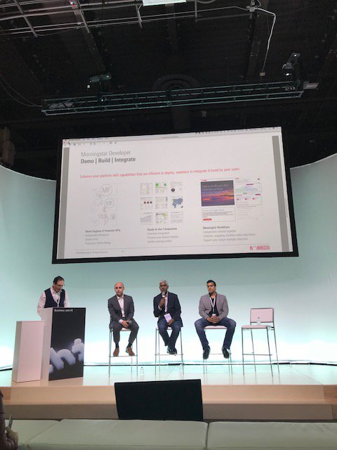 MorningstarInc's tweet image. This week at #IBMThink - @lejohnson and Anthony Termini participated in panels about the #fintech ecosystem and how  #fintechs deploy APIs in the IBM Cloud. #think2018