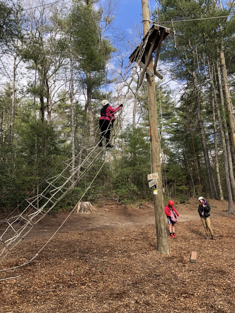 CFIJohnson's tweet photo. More high ropes! @LadyCHutchins https://t.co/CVMJvONloB