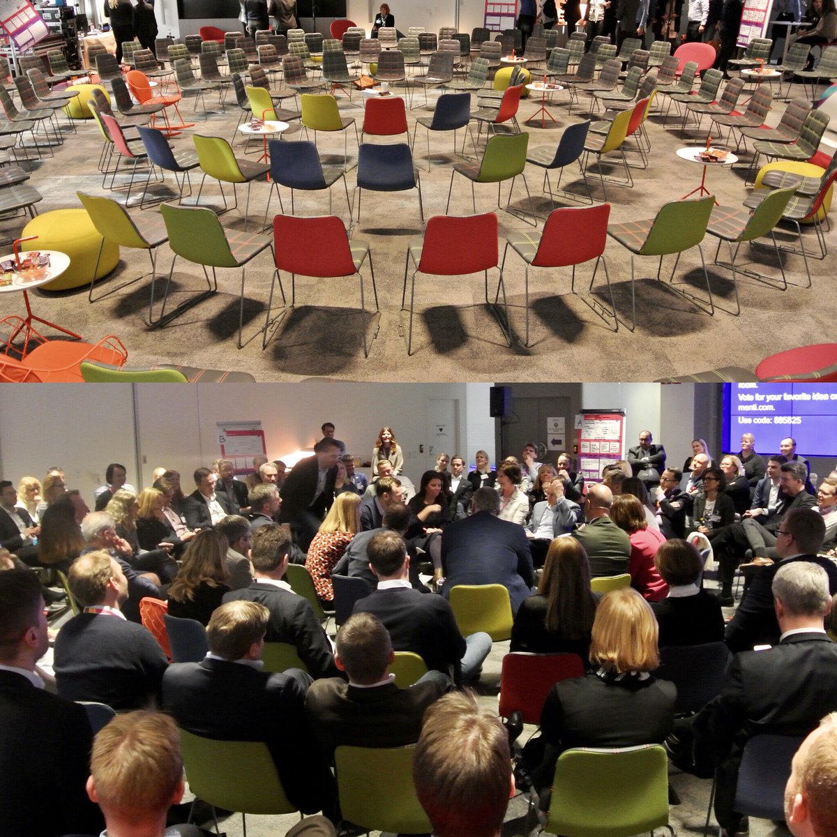When you have top management in a fishbowl, surrounded by 150 leaders, to discuss some of the most important themes for Telia Company - that is a true moment of openness and transparency. Living their values: Dare, Care and Simplify. I’m impressed.