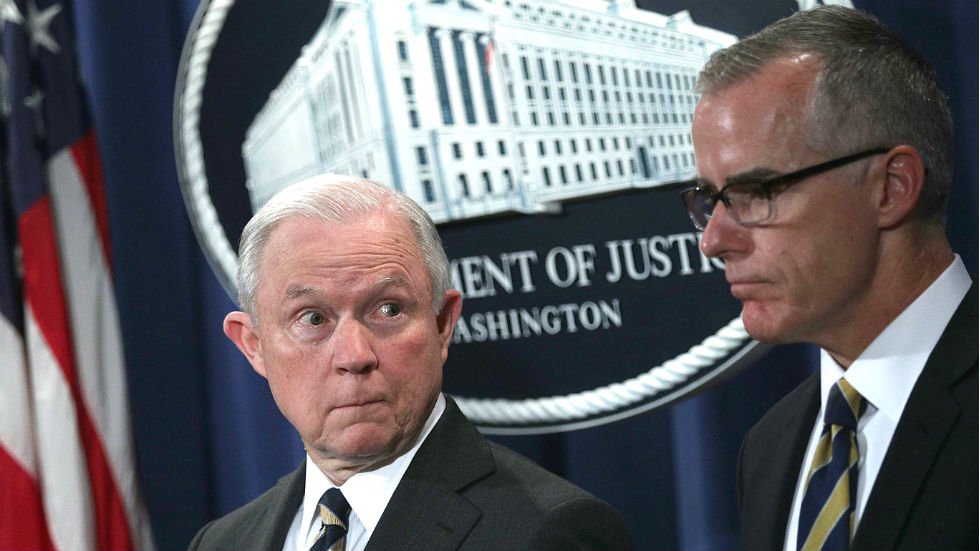 Andrew McCabe authorized criminal probe of Sessions
