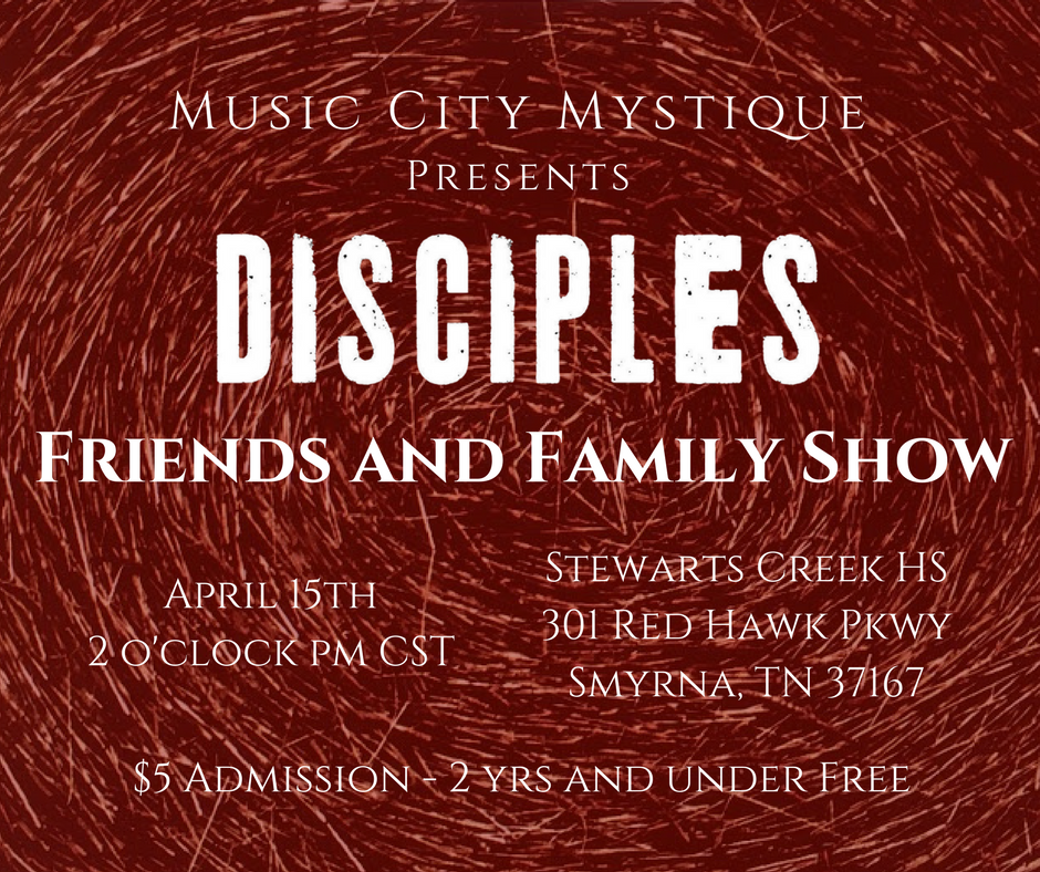 Join us for one final performance in Nashville before we head to Dayton, OH for WGI World Championships!