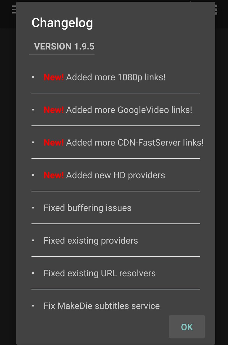 TeamTerrariumTV's tweet photo. Terrarium TV 1.9.5 Changelog... https://t.co/Oz4hw4fOD3