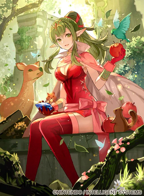 本日発売のファイアーエムブレム0(サイファ)12弾「荒れ狂う破濤」にて「まどろみの竜姫 チキ」のイラストを制作させていただきました。どうぞよろしくお願いいたします!? https://t.co/qBCOxLUZe1  #FEcipher 