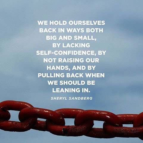 solutionreach's tweet photo. There are enough systems, people, and circumstances to hold you back...don't hold yourself back by lacking in your self confidence. @LeanIn @Solutionreach @stephiesimmons #HITReads #SolutionReads https://t.co/TuIpAcsPZO