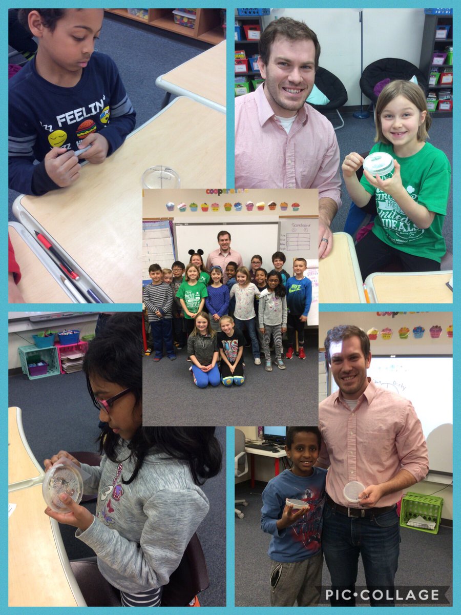 Mrs_Howell217's tweet photo. I have a 3rd grade class full of aspiring scientists! Thanks @MattHowell50 for leading our experiment! #healthunit @paxtonkee @BrownlabMizzou https://t.co/uxNWd4MJp9