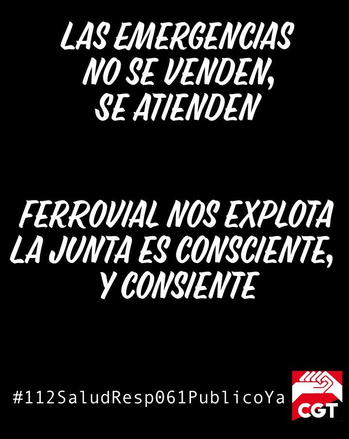 <a href="/martabosquet/">Marta Bosquet🇪🇦💚🤍💚</a> <a href="/isabelalbas/">Isabel Albás Vives 🇪🇸🇪🇸🇪🇸</a> @juliojdiaztw @juanmarin_cs <a href="/joseafunes_/">José A. Funes</a> @MartaEscriva_Cs <a href="/sergioromeroj/">Sergio Romero</a>  <a href="/whcarlo/">William Henry Carlo</a> #112SaludResp061PublicosYa para que empresas comisionistas no buitreen mientras salvamos vidas