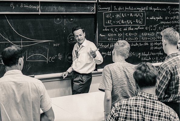 Richard Feynmans postNobel lecture at CERN 1965  Stock Image   C0378478  Science Photo Library