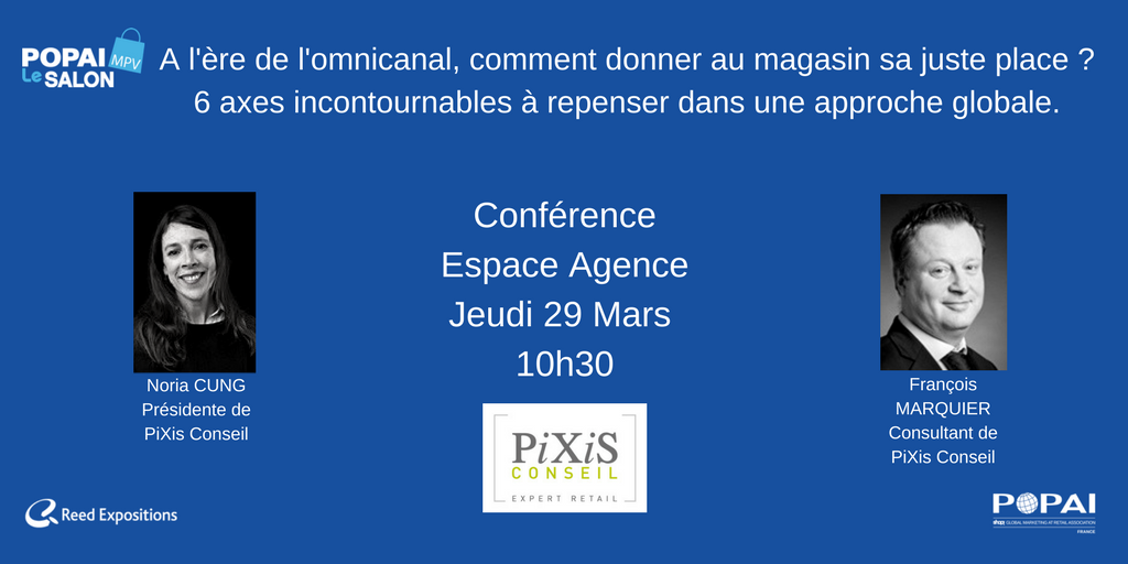 SHOP_LeSalon's tweet photo. A l’ère de l’#omnicanal, comment donner au magasin sa juste place ? 
6 axes incontournables à repenser dans une approche globale. Assistez à la conférence animée par @PixisConseil 
Places limitées Inscrivez-vous https://t.co/iOApq2YTID    #MPV2018 https://t.co/P4vl8b7s9Y