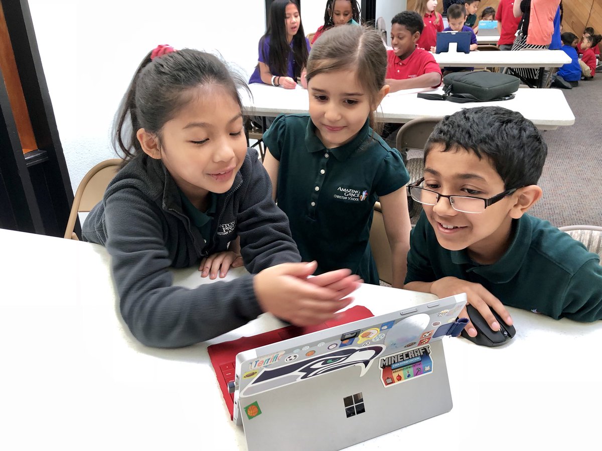 MrsTamraHood's tweet photo. Thank you, @KinderAGCS , for inviting us to teach you about #Sway today! We love working with our little buddies! @rentonprep #CollaborativeLearning #ShowcaseSchool #MicrosoftEDU https://t.co/Bh8c67QV5e