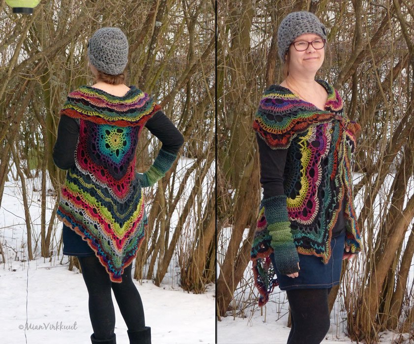 MianVirkkuut's tweet photo. Crochet vest, yarn Drops Delight #CrochetVest #colors #DROPSdelight #MianVirkkuut #ForSale #CrochetShop https://t.co/S6K2xVSvp2