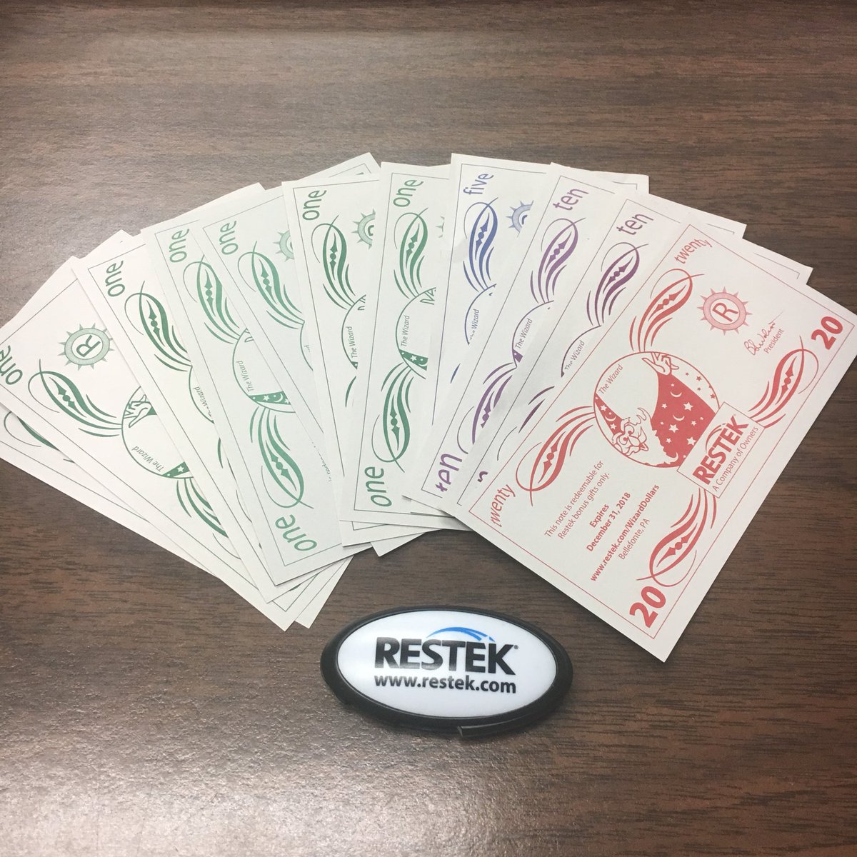 #SpringCleaning also means remembering that those <a href="/Restek/">Restek Corporation</a> Wizard Dollars expire! Time to add to our collection of corporate branded attire and accessories. #academiclife #loyaltyprogram #plus1