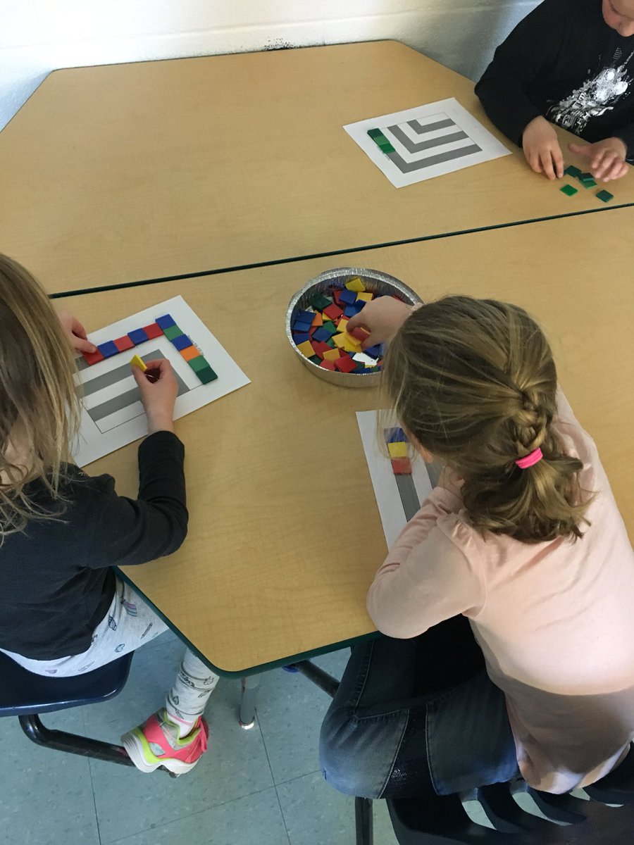 MsHerbertKPDSB's tweet photo. Area, estimation, addition and multiplication all in one lesson. #inquiry #math @MathforLove @vvpskenora #kpdsbpride https://t.co/zYvEzFrVql