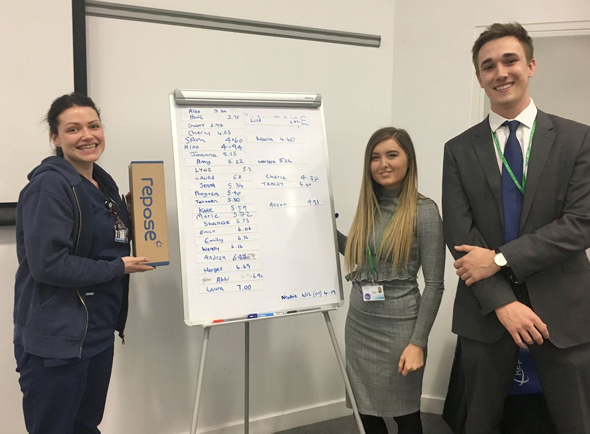 FMG_Repose's tweet photo. Congratulations to Alex for winning the #ReposePumpChallenge today at the @CV_UHB #PressureUlcer study day. https://t.co/PMeyiaJztY