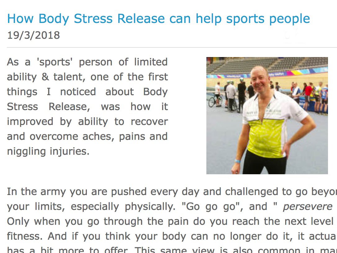 Rob_BsrHove's tweet photo. Body Stress Release can be of great benefit to sports people. By releasing built up stress, stored in the muscles, sports people can recover more quickly and continue participating. #sportsinjuries #Brighton #Hove #bsr #bodystressrelease read more.... 
https://t.co/KcPJvsSutP https://t.co/S8ol9YSsPZ