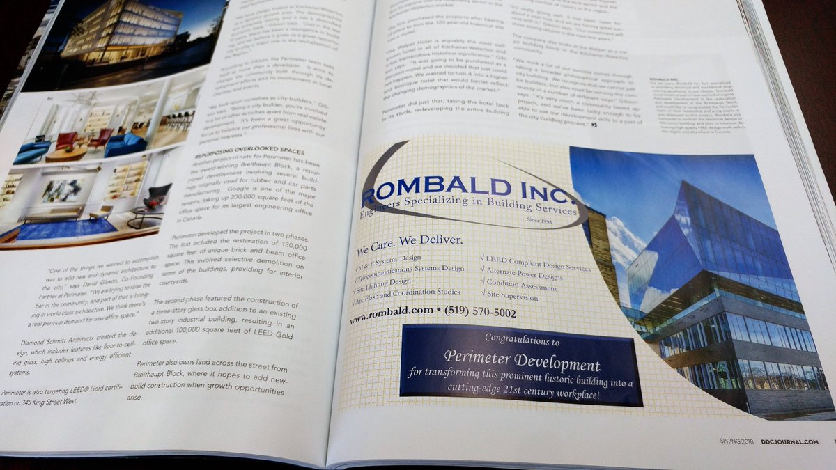 Check out our advertisement posted in DDC Journal Spring Edition (p.149), in the feature article on Perimeter Development! ddcjournal.com/issues/spring2…
