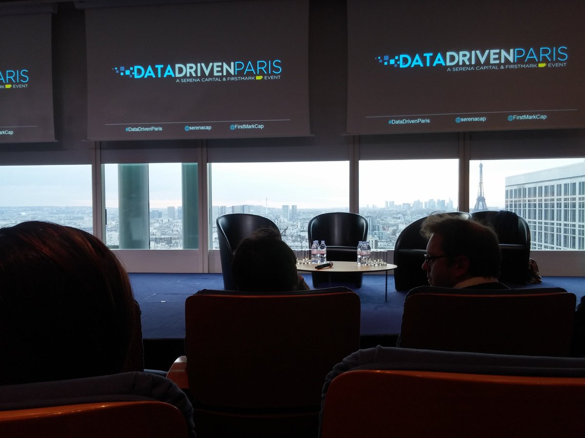 halftermeyer's tweet image. Data Driven Paris starts with a fascinating question: &quot;Will human-compatible AI automate anything that takes people 1s to do?&quot;  @serenacap @alexandraandre  #AI  #Datadrivenparis