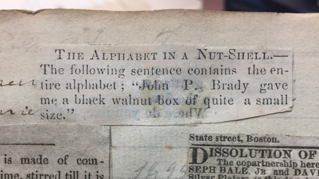 thelostms's tweet image. Quick brown fox alternative...
@AmAntiquarian 
#pangrams #SmallPackages