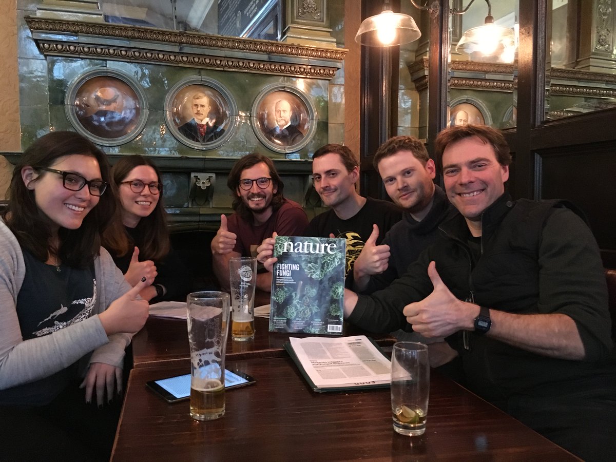 Fighting #Aspergillus in @nature from @gordon_d_brown group at @AFGTweets gets the thumbs up 👍🏻 at journal club. Great paper!! @RhysFarrer1 @drswel @fisher_mat @ChytridCrisis