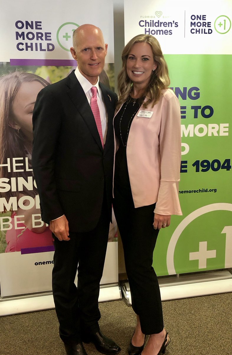 RebeccaRoth22's tweet photo. Honored that Governor Scott visited our Florida Baptist Children's Homes campus to speak on anti-trafficking efforts. The Governor has continued to advocate for anti-trafficking and has kept the work of One More Child as a priority in the budget, we are so grateful! https://t.co/8PrFQmKexF
