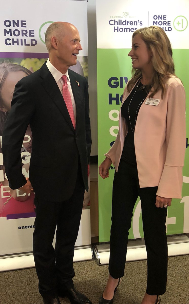 RebeccaRoth22's tweet photo. Honored that Governor Scott visited our Florida Baptist Children's Homes campus to speak on anti-trafficking efforts. The Governor has continued to advocate for anti-trafficking and has kept the work of One More Child as a priority in the budget, we are so grateful! https://t.co/8PrFQmKexF
