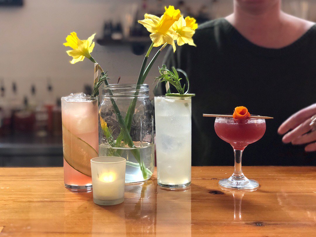 a2distilling's tweet image. #SpringHasSprung or is it #SpringHasNotSprung ? Tough to say with these last March days, but we got 2018 Spring Gin in now! Come taste our new cocktail menu for these funky sunny cool in-between days