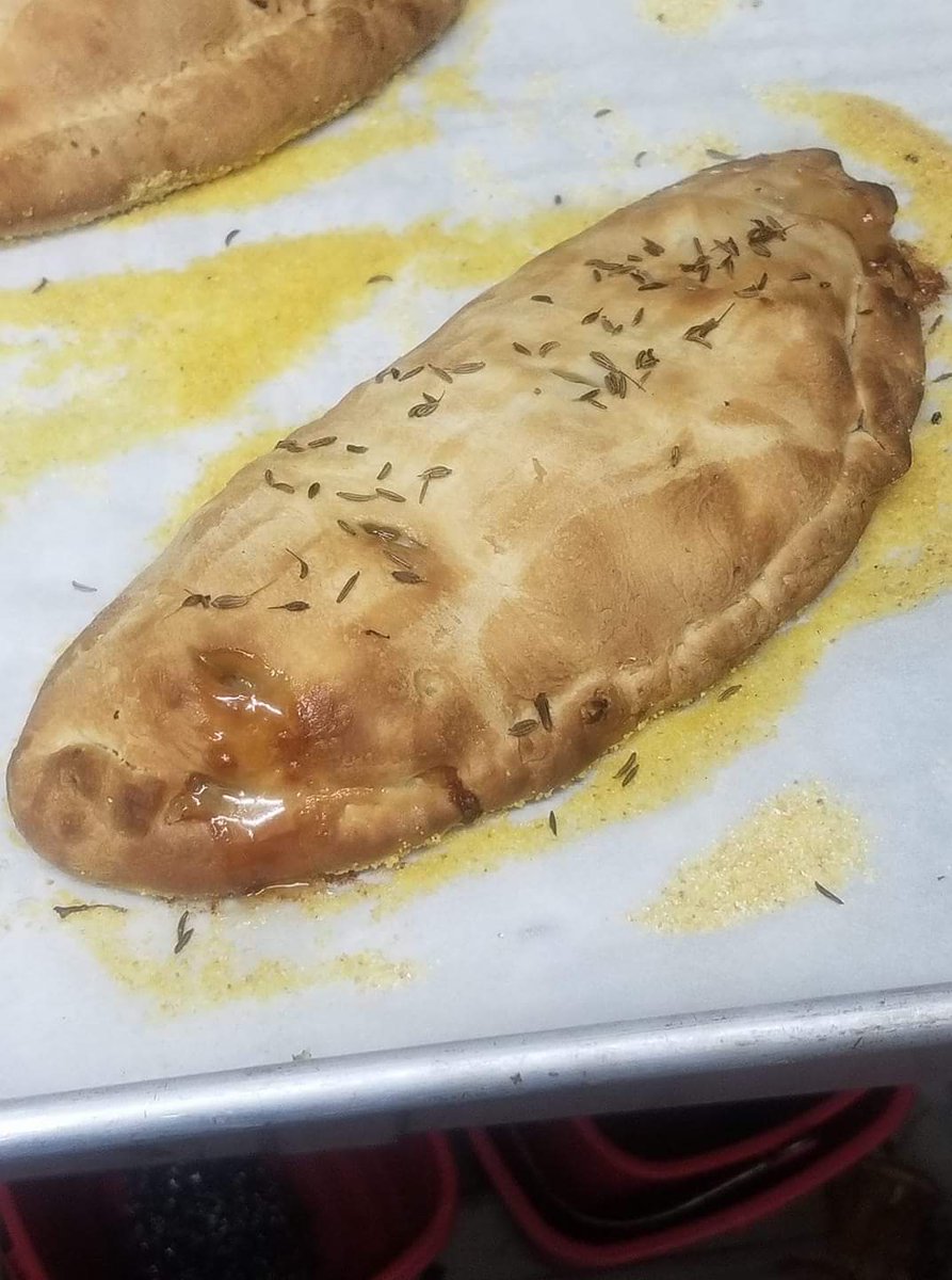 We're #openinbos with a new Reuben #secretcalzone.   Only 4 available!