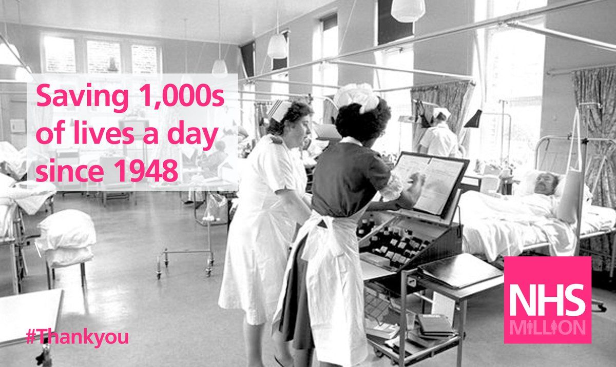 NHS staff have been saving 1000s of lives every day for the last 70 years. Please RT to say thank you!