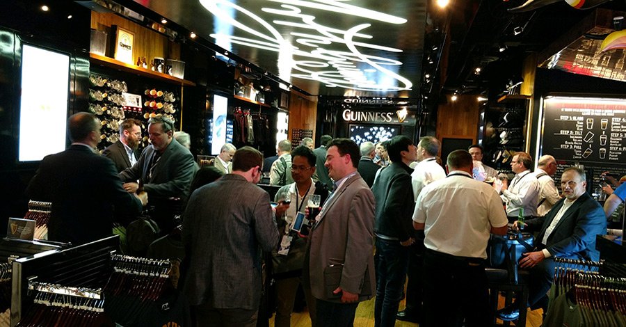 Genusllc's tweet photo. Thank you to all attending IBM Think who dropped by our social hour  last night at the Guinness Store in the Shoppes of Mandalay Place!  #think2018 https://t.co/w1I6pgcyhz