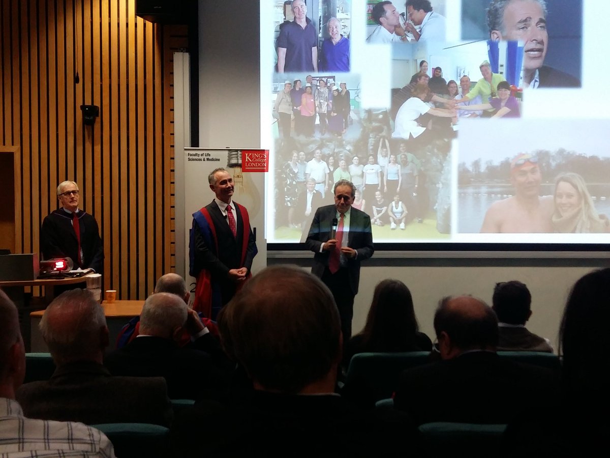 OlympiaTsilo's tweet photo. The moment when one Prof talks about the achievements of an other Prof! Prof Gideon Lack at Prof George du Toit @GoAllergy inaugural lecture! #FoodAllergy #excellence #professor 🎉🍾👏👏 https://t.co/nTiTsRclJm