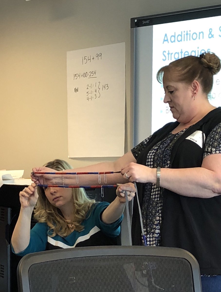 Learning ways to use 100 beads string in AVMR Math Recovery! <a href="/OaklandSchools/">Oakland Schools</a> <a href="/SimondSuperstar/">Simonds Superstars |The Lamphere Schools</a> <a href="/teachcline/">Tracy Cline</a> #wearelamphere