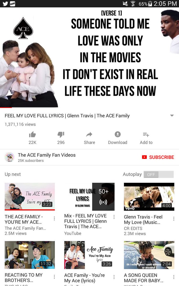 Feel My Love Full Lyrics Glenn Travis The Ace Family Youtube