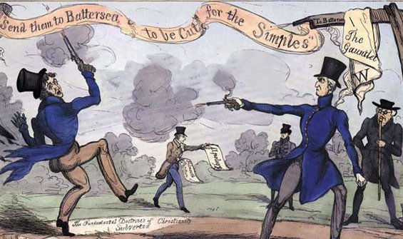 KCLalumni's tweet photo. It's Duel Day! Read about the reasons that led the Duke of Wellington to be challenged by the 10th Earl of Winchilsea over the founding of King's #onthisday in 1829! https://t.co/ZMfPHCyVRy https://t.co/Aj3ARlDF35