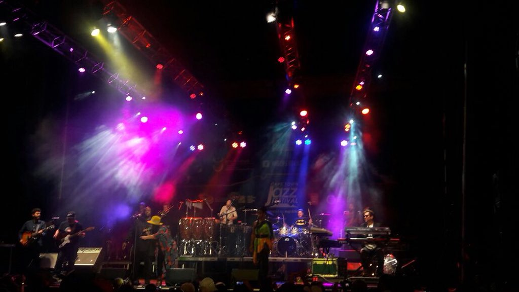 Porschaskie's tweet photo. Lights>Camera > #Jazz @Incognito_world #OMG blew my heart, brain, & body away, I now even have a crush on the pianist๐ the band was๐ฅif u missed this spectacular performance @ #CTIJF2018 #FreeConcert2018 u can still catch em at #AfricasGrandestGathering 23&24 March. #CPUTMedia https://t.co/HG6OmAwkTN