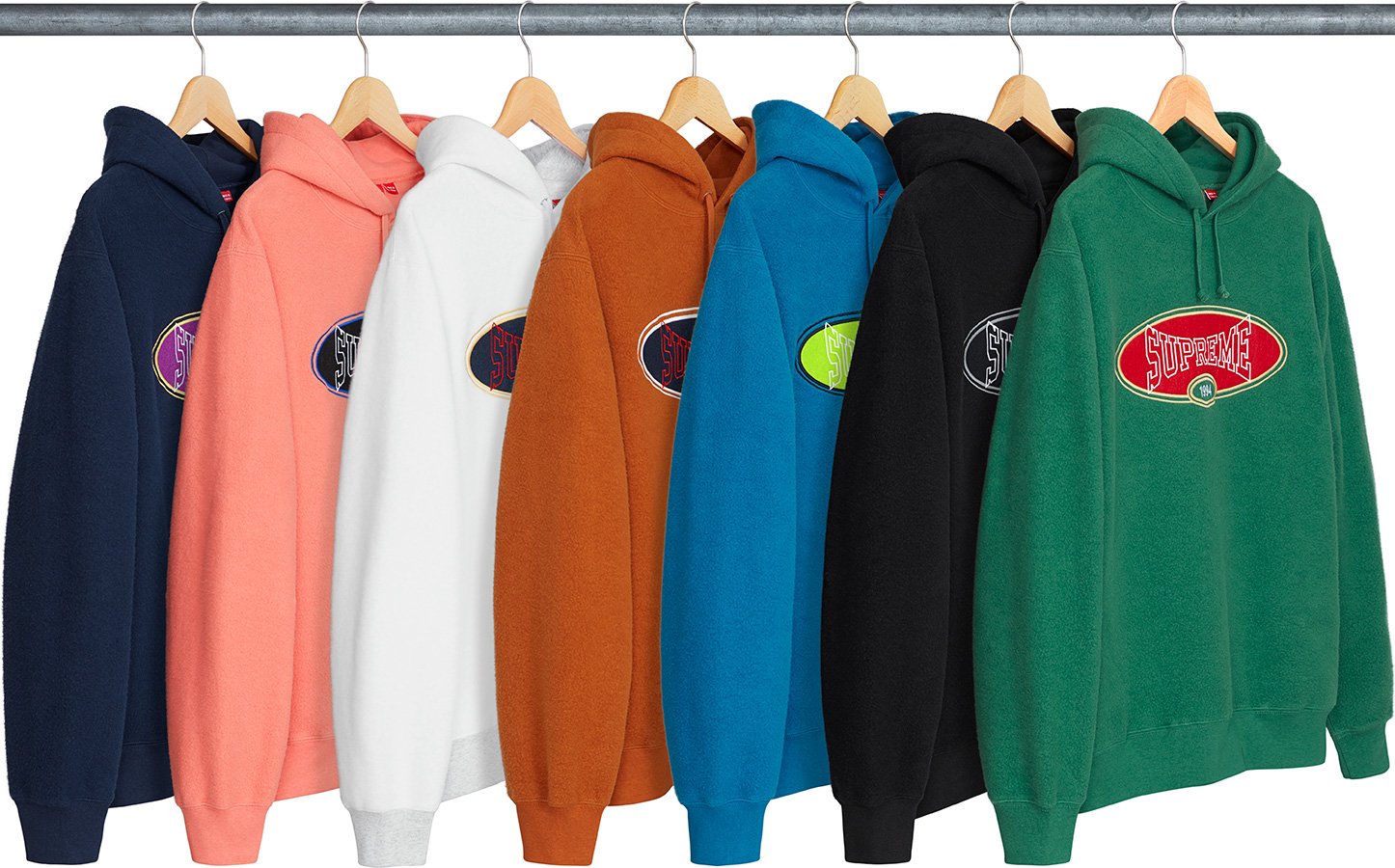 Supreme reverse fleece hooded deals sweatshirt