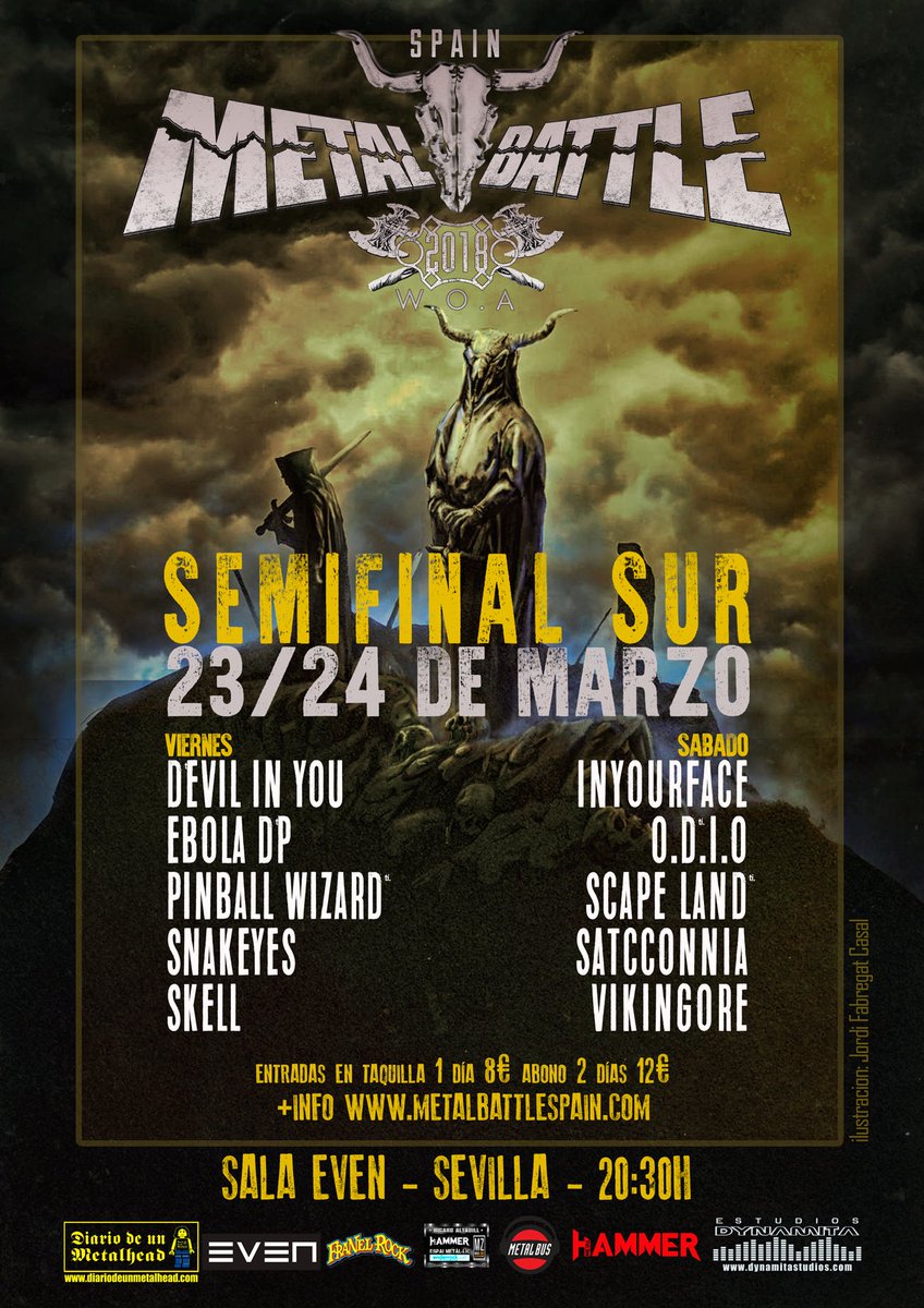 OdioBanda's tweet image. Solo quedan dos dias...y Sevilla no volvera a ser la misma!!! Que no te lo cuenten...compruebalo por ti mismo!!!  @WOAMBspain @DMetalheadRadio @Winipeich @PuertadelaNoche @Scape_Land @thybreath @SihiroMusic