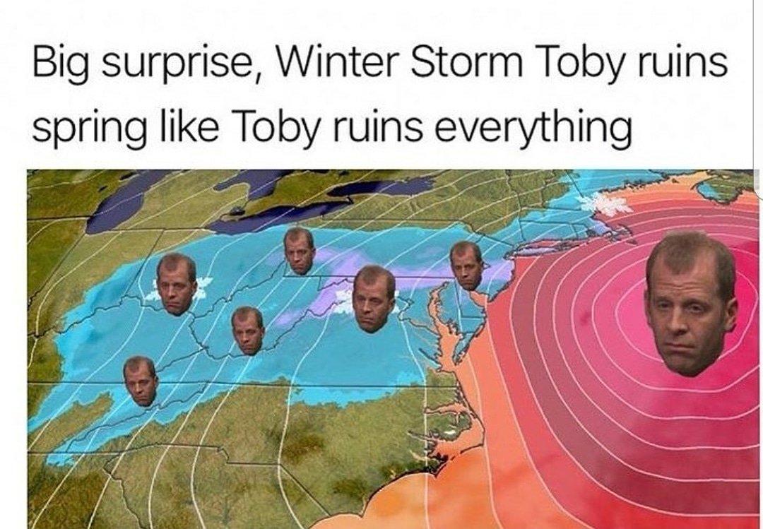 Madelenerosee's tweet photo. #TheOffice #tobyflenderson https://t.co/arNqzicQyy