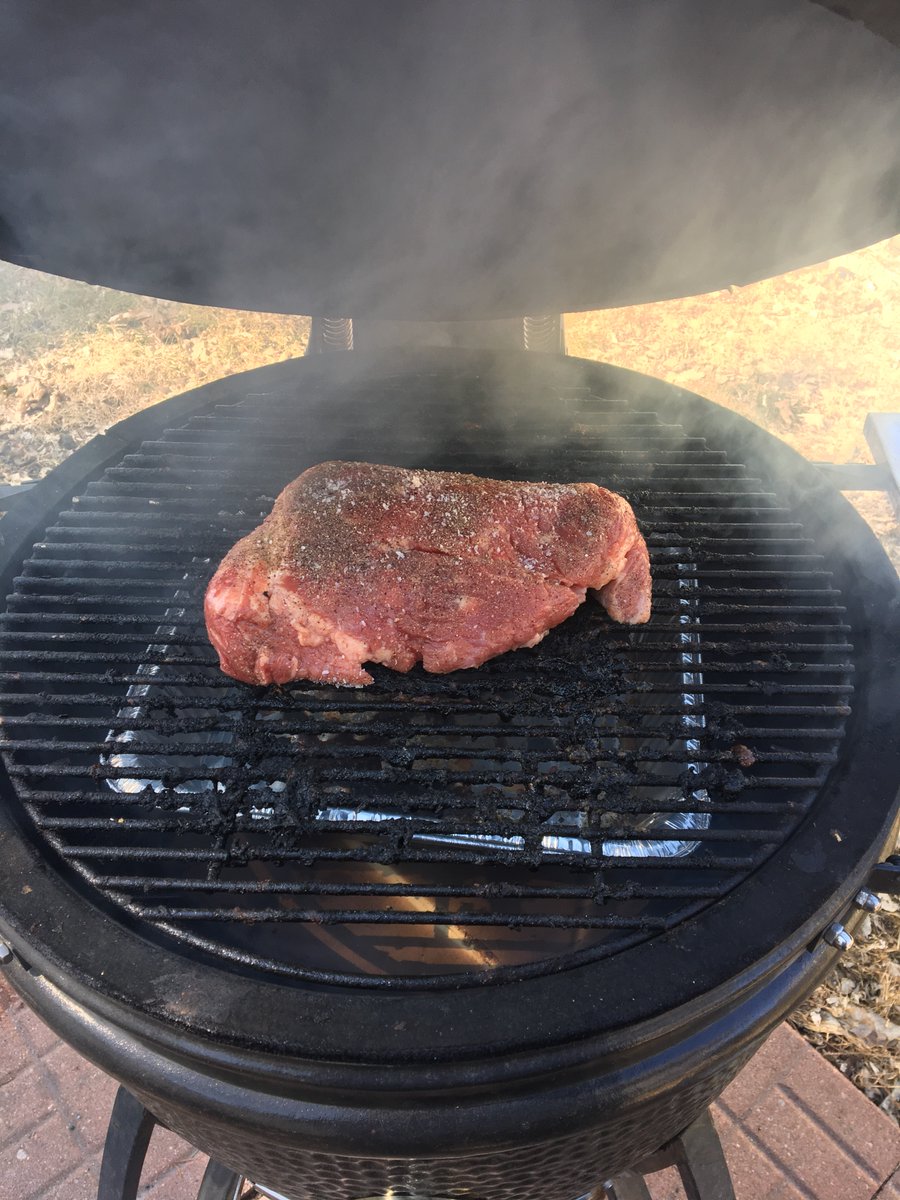 Corned beef brisket Saffire Grill style is a delicious twist to a classic dish. Have you tried smoking corned beef on your Saffire? #SaffireBBQ #Saffiregrills #kamado #smoker