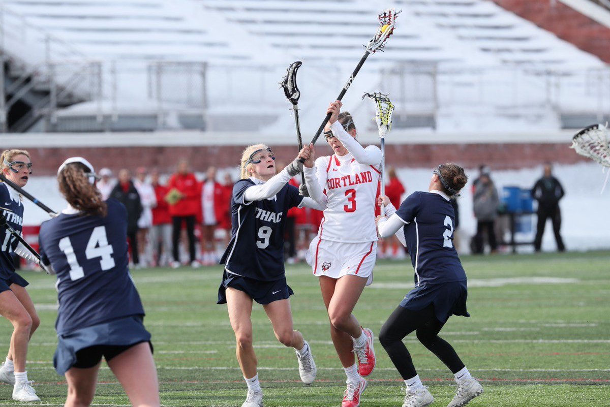 DarlZehrPhoto's tweet photo. Congratulations @CortlandLax midfielder Lexie Meager @SUNYACsports women's lacrosse athlete of the week.  Exciting win over Ithaca!  More game photos at: https://t.co/UsyQVdCg0r https://t.co/mVQVKZauZG