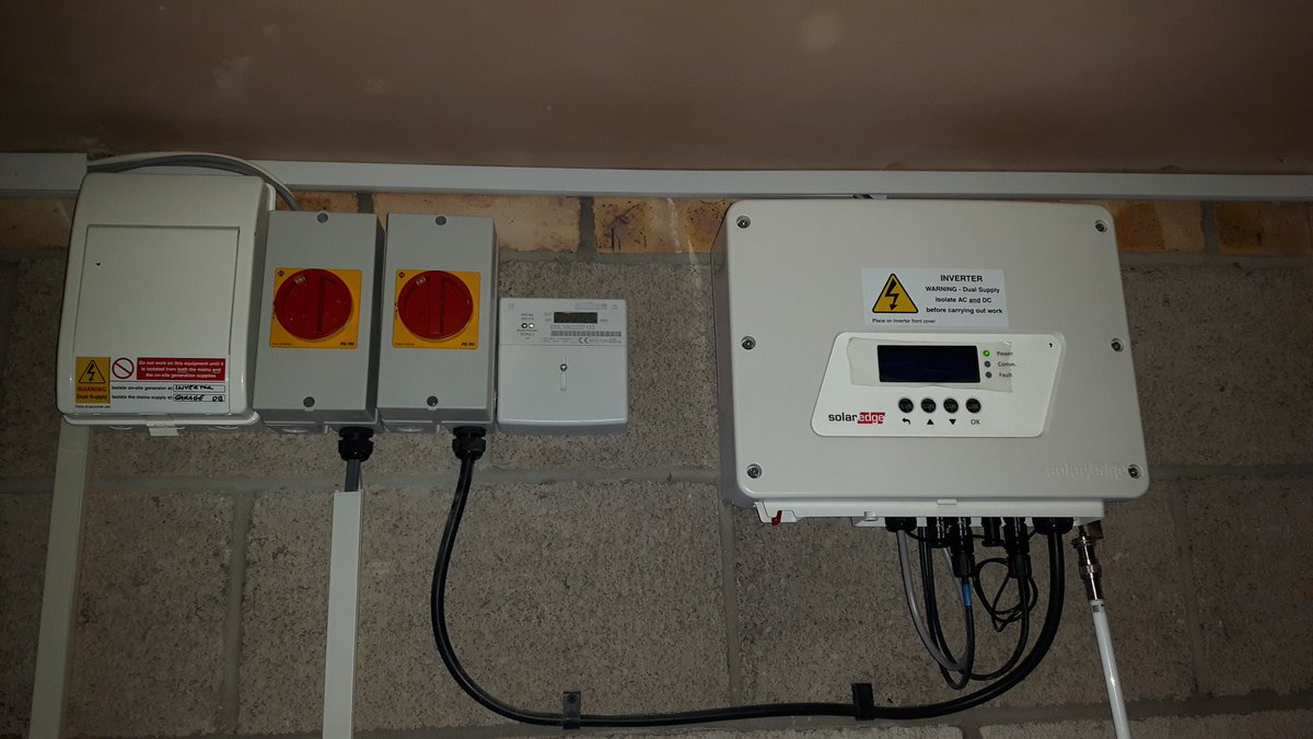 gem_solar's tweet photo. Another  house fully independent of grid electricity in Bristol 5.1kW of @LGUS LG PV panels on a Smart @SolarEdgePV optimised system generates all the power. A market leading Tesla Powerwall Battery stores the electricity for use at night. #teslapowerwall Gemsolar 0117 9020095 https://t.co/qK54LR0A5n
