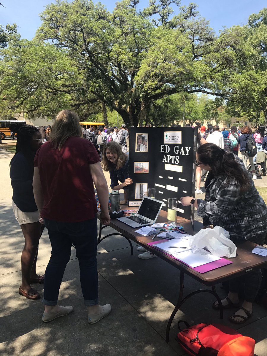 CHIRP The Edward Gay Apts (LSUpartsunknown) Twitter