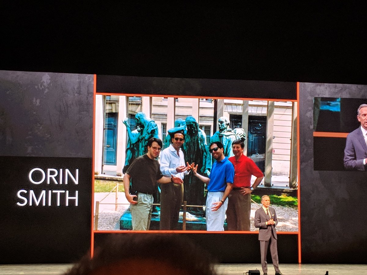M_Stonestreet's tweet photo. "There would be no Starbucks Coffee Company today in the form you see it without Orin." Dream big with an eye on results #sbuxmtg2018 https://t.co/oTu8yYynGf