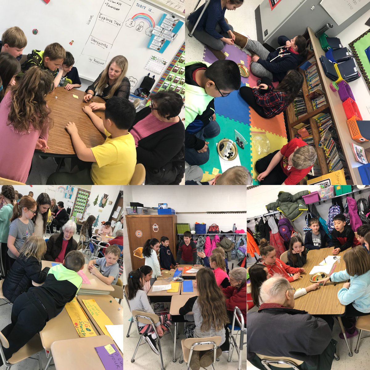 MrsDelgadoD23's tweet photo. Playing Left, Right, Center and getting to know each other! With our Grandbrier friends! @D23Sullivan https://t.co/2Nctv4ELSt