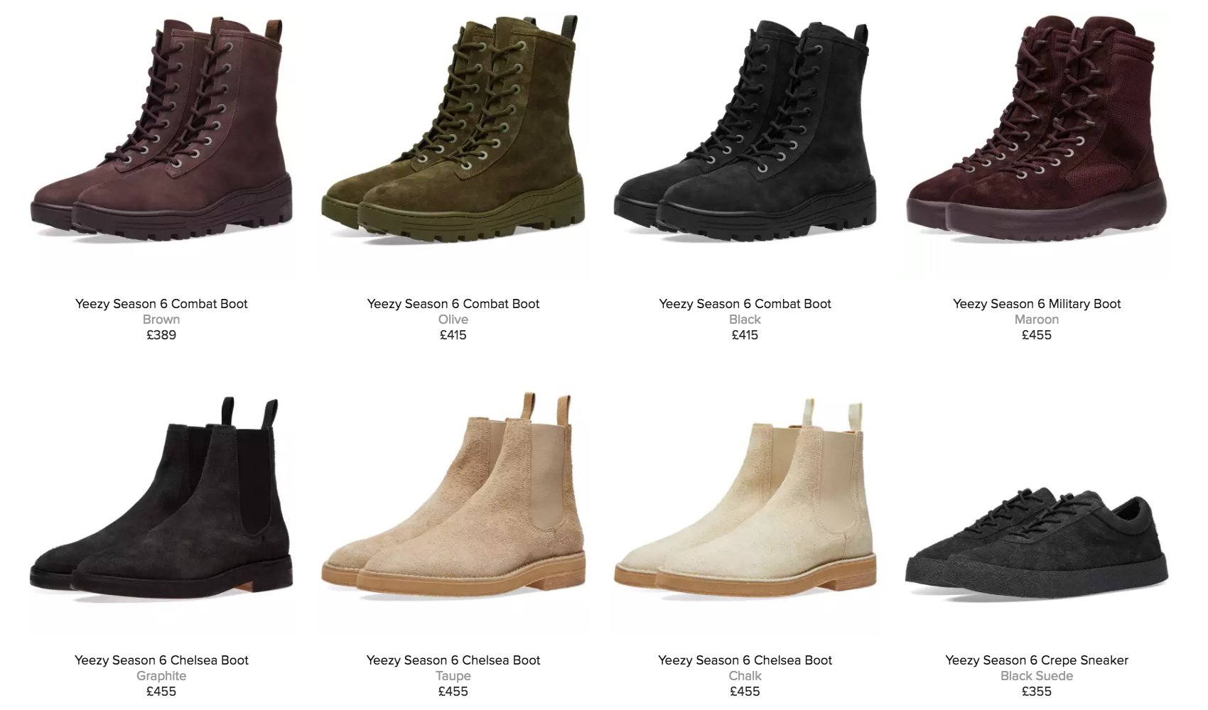 yeezy military boots season 6