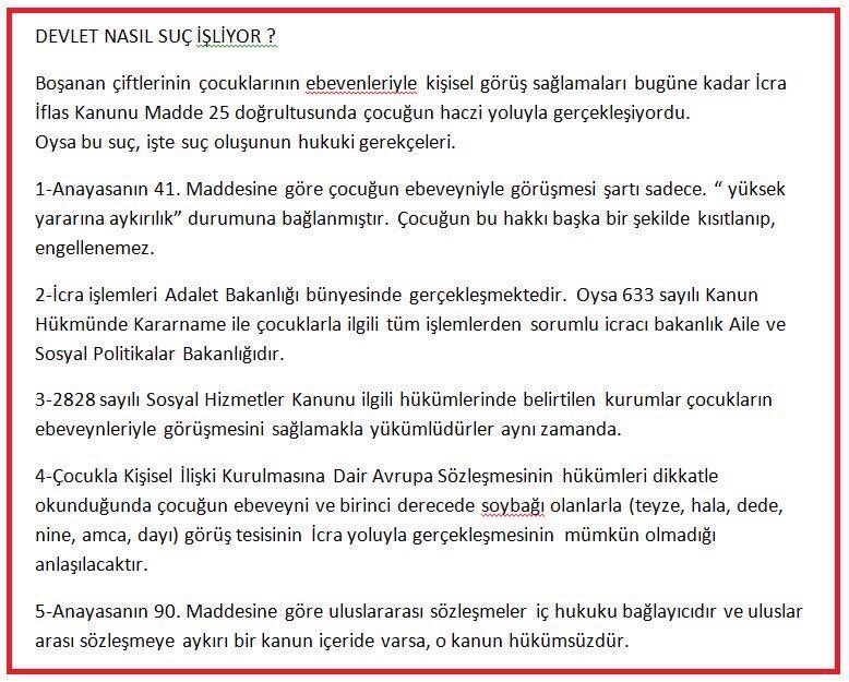 Velayet's tweet photo. @TBMMGenelKurulu @TBMMresmi @TBMMinshakkom @TBMMDilekceKom @TCbestepe @TC_Basbakan @AileBakanligi @MagdurHaklari @AileHaklari #6284AileyiYokEdiyor #ÇocukHaczineSon #NafakaHapsineSon #SüresizNafakaİptal #EYSsuçtur #MedeaİnsanlıkSuçu #VELAYETBABAnındır #Talak6 #Ahzab36 #Bakara233 https://t.co/aJprJrglv6
